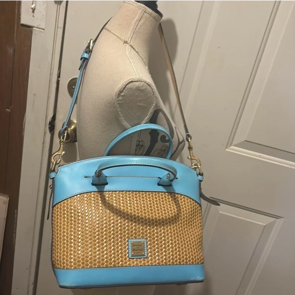 Dooney & Bourke Beacon Woven Domed Satchel - Picture 3 of 12